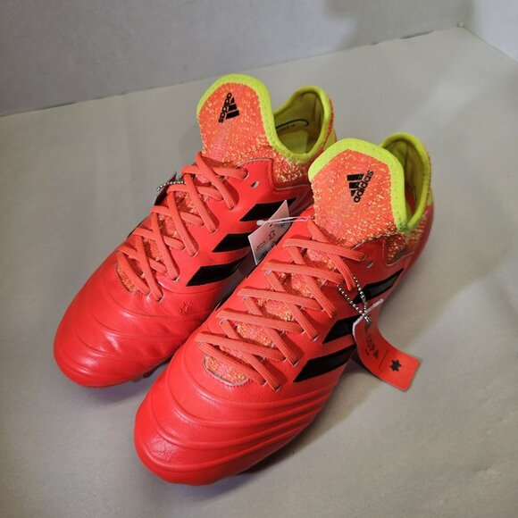 Adidas Men\'s Solar Red/Core Black COPA 18.1 FG Rare FIFA Edition Soccer Cleats